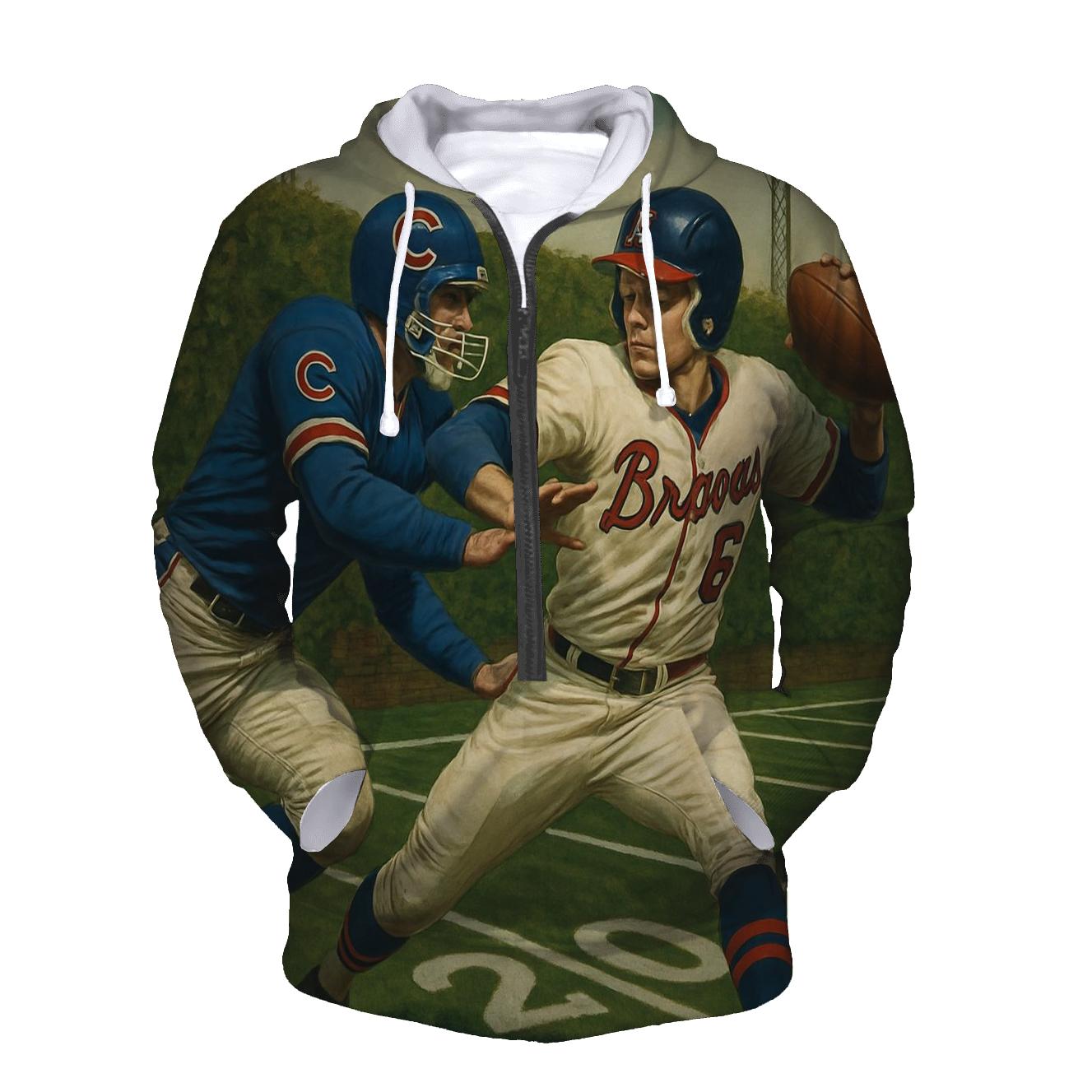 Ivy Wall Blitz Under Stadium Lights embroidered hoodies
