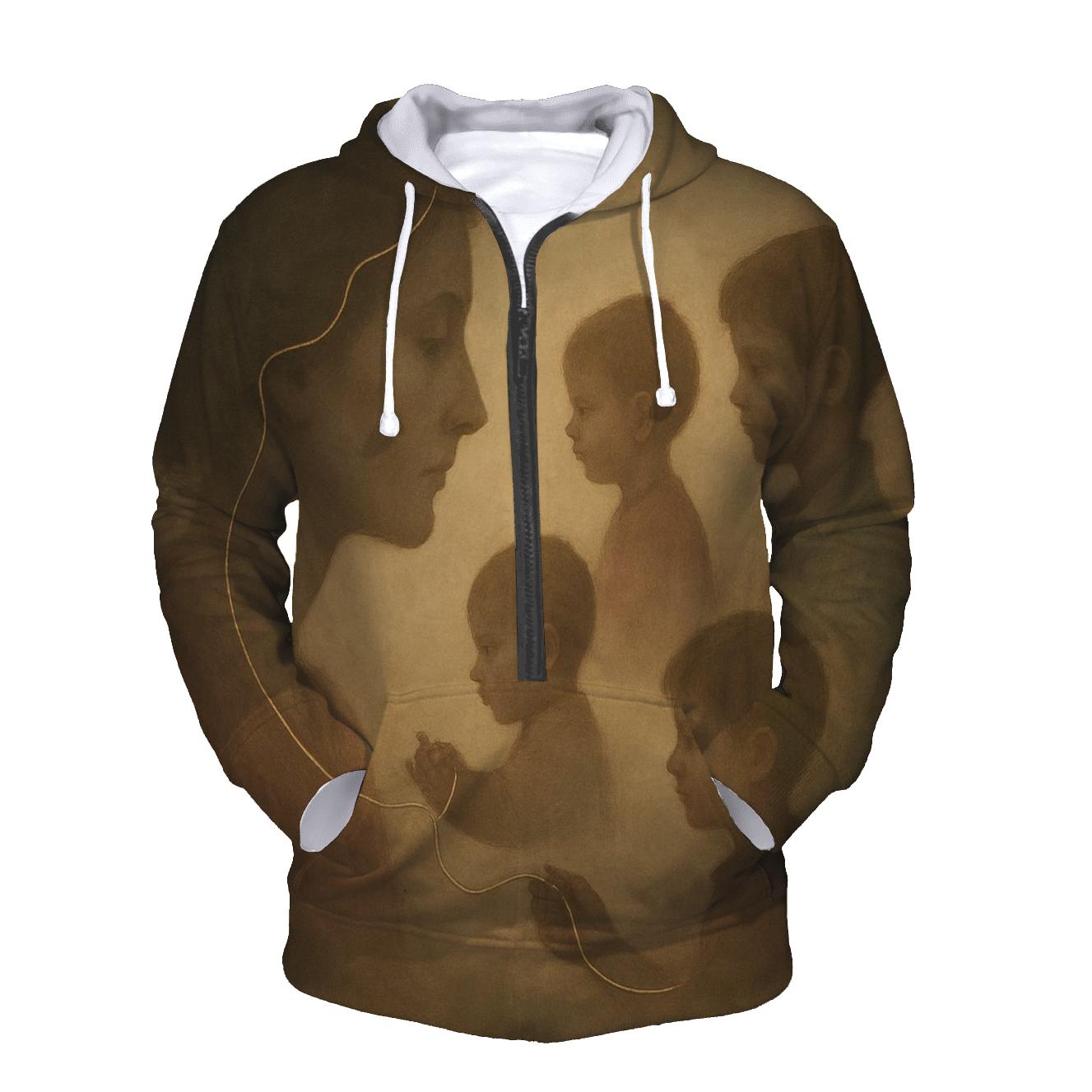 The Thread Of Time A Mother’s Love Sewn Through Every Age premium hoodies