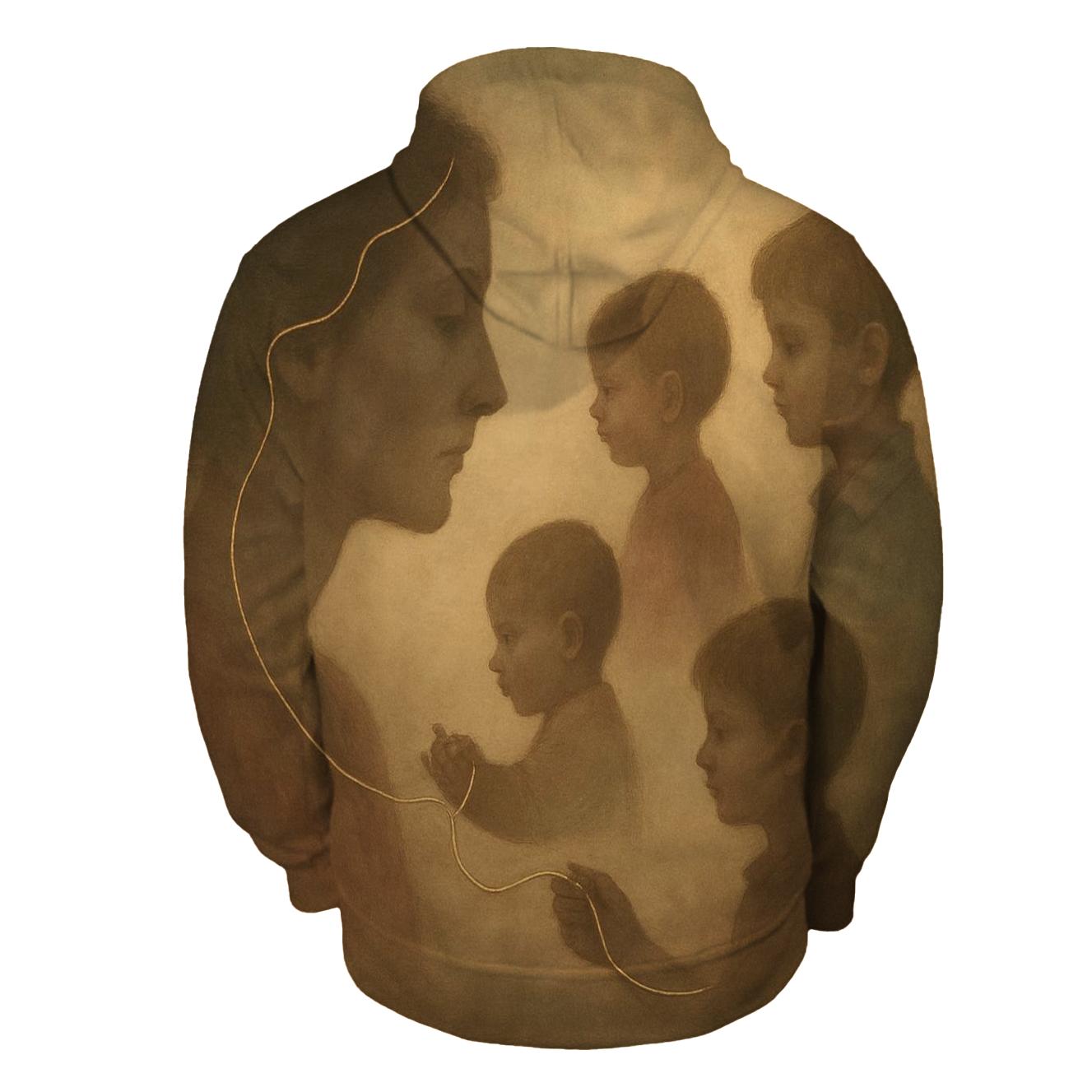 The Thread Of Time A Mother’s Love Sewn Through Every Age premium hoodies