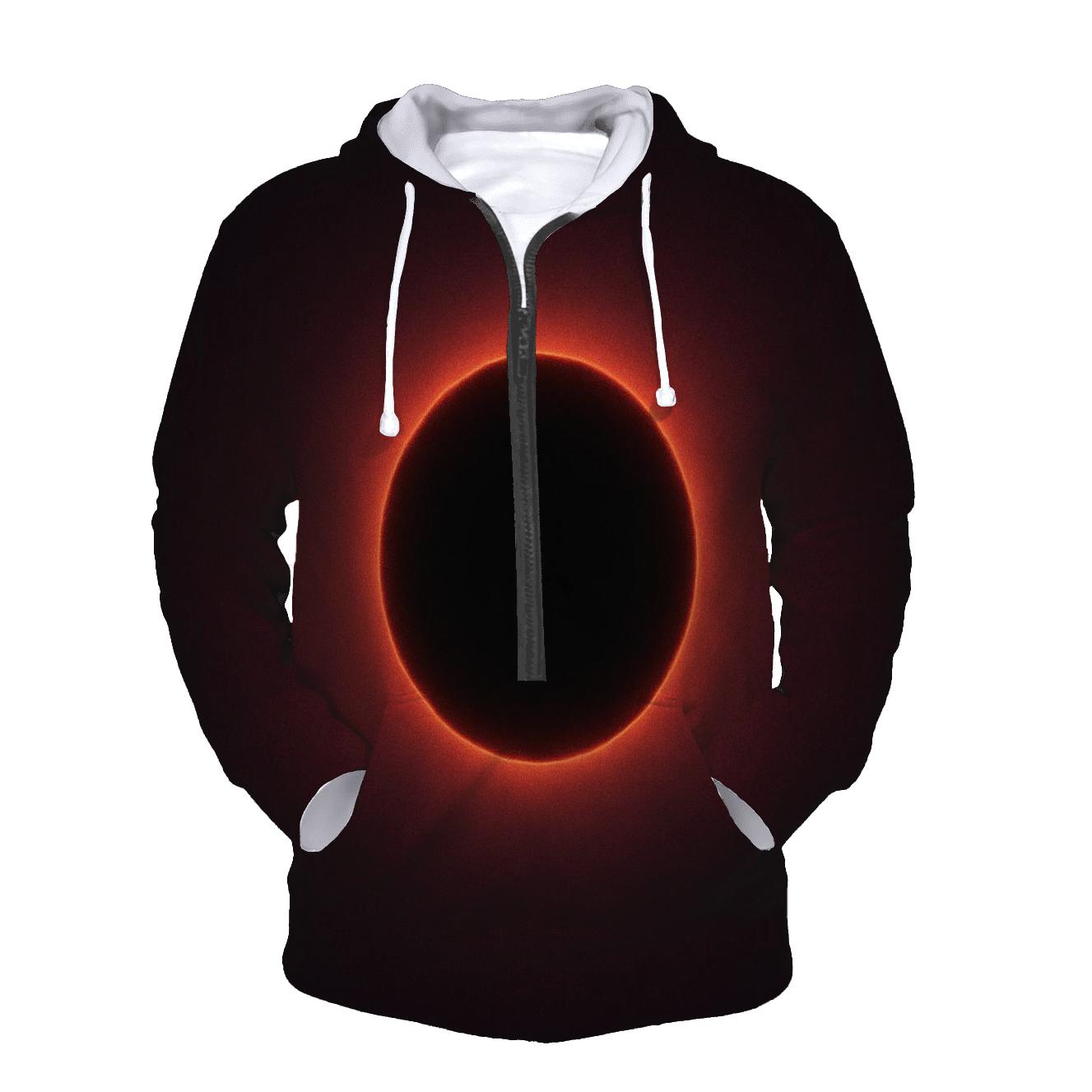 Velvet Plum Eclipse printed hoodies