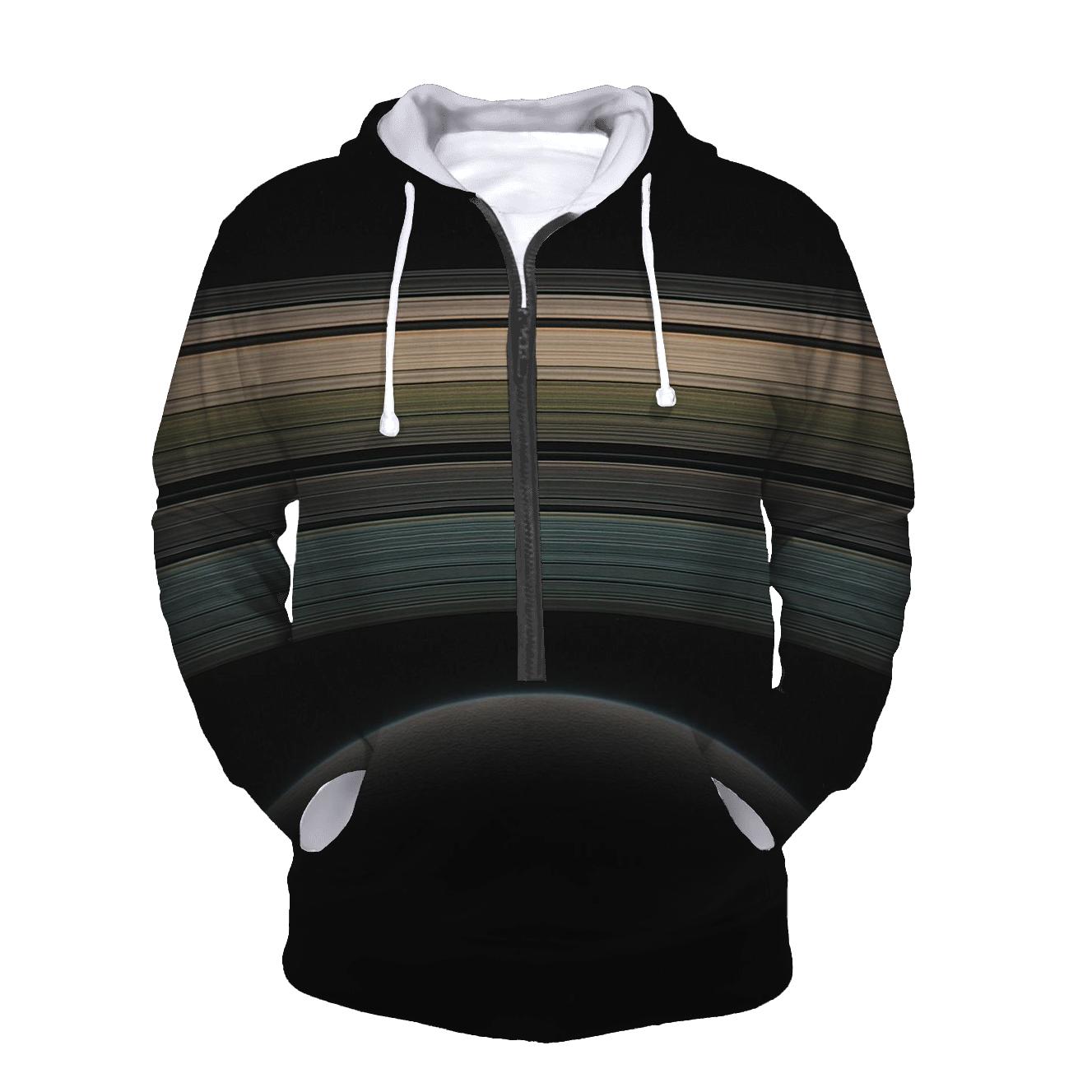Ring Plane Horizon Bands graphic hoodies
