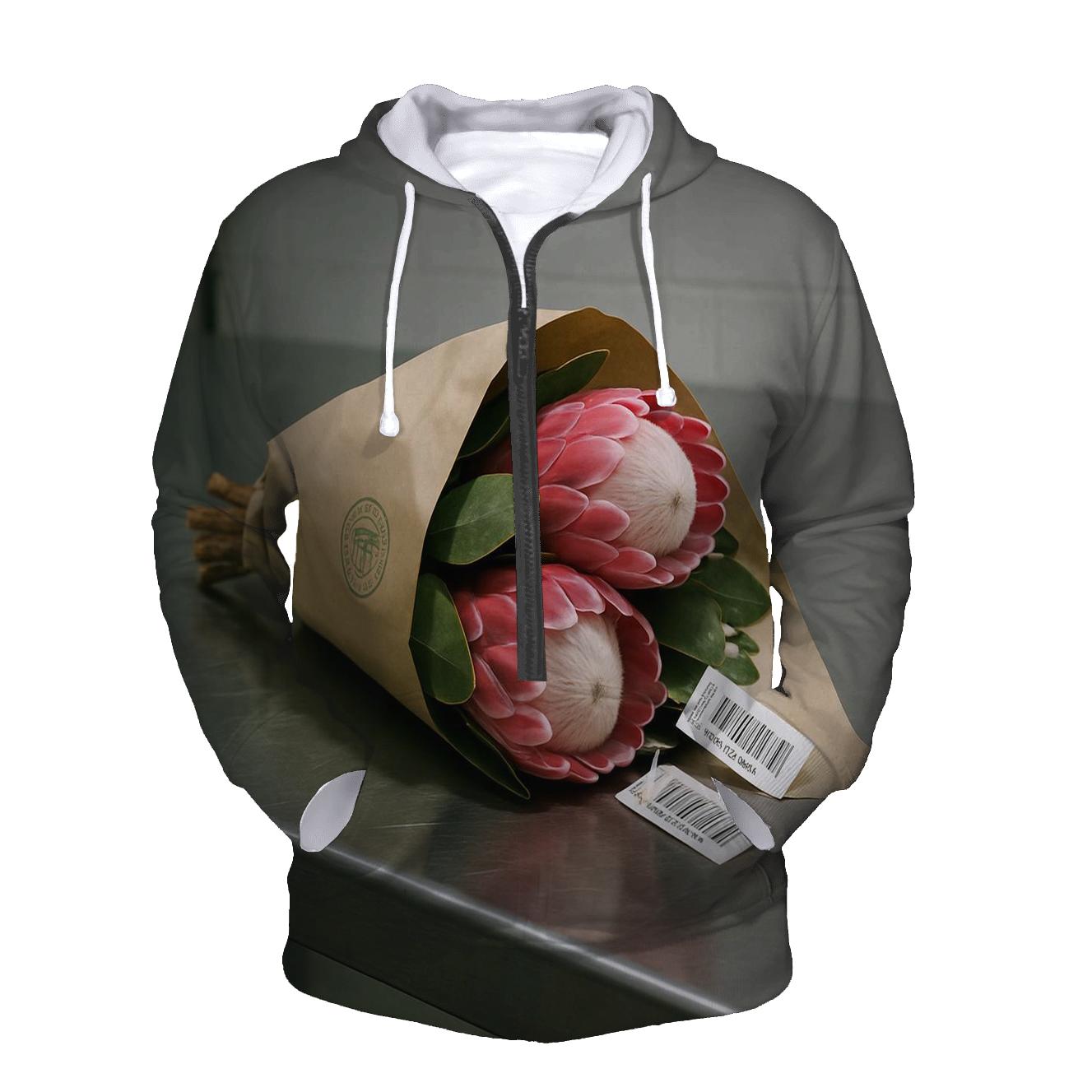 Protea Bouquet Wrapped For Export Inspection pullover hoodies