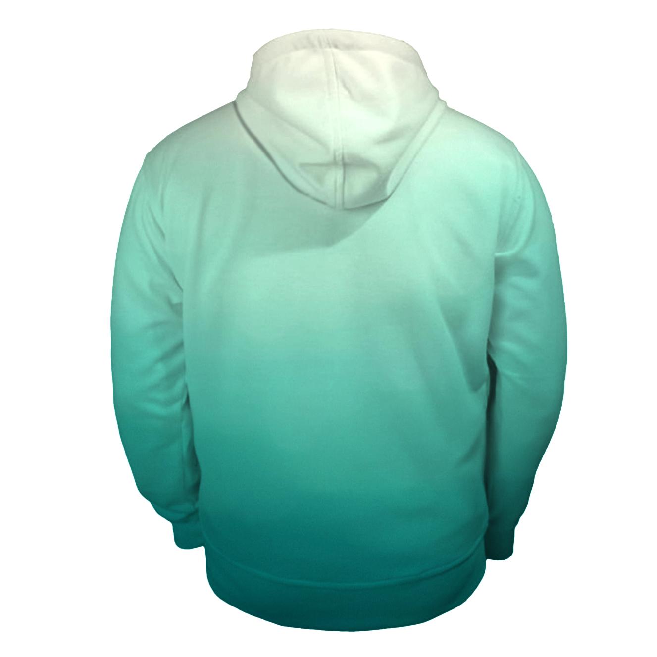 Ocean Glass Gradient zip-up hoodies