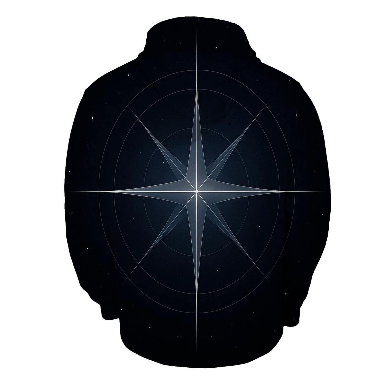 Compass Of Quiet Stars embroidered hoodies