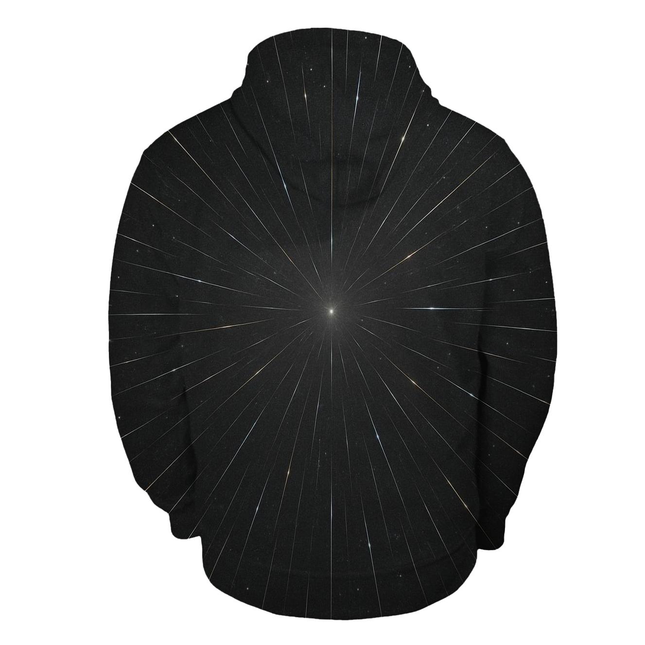 Meteor Radiant Convergence Field zip-up hoodies