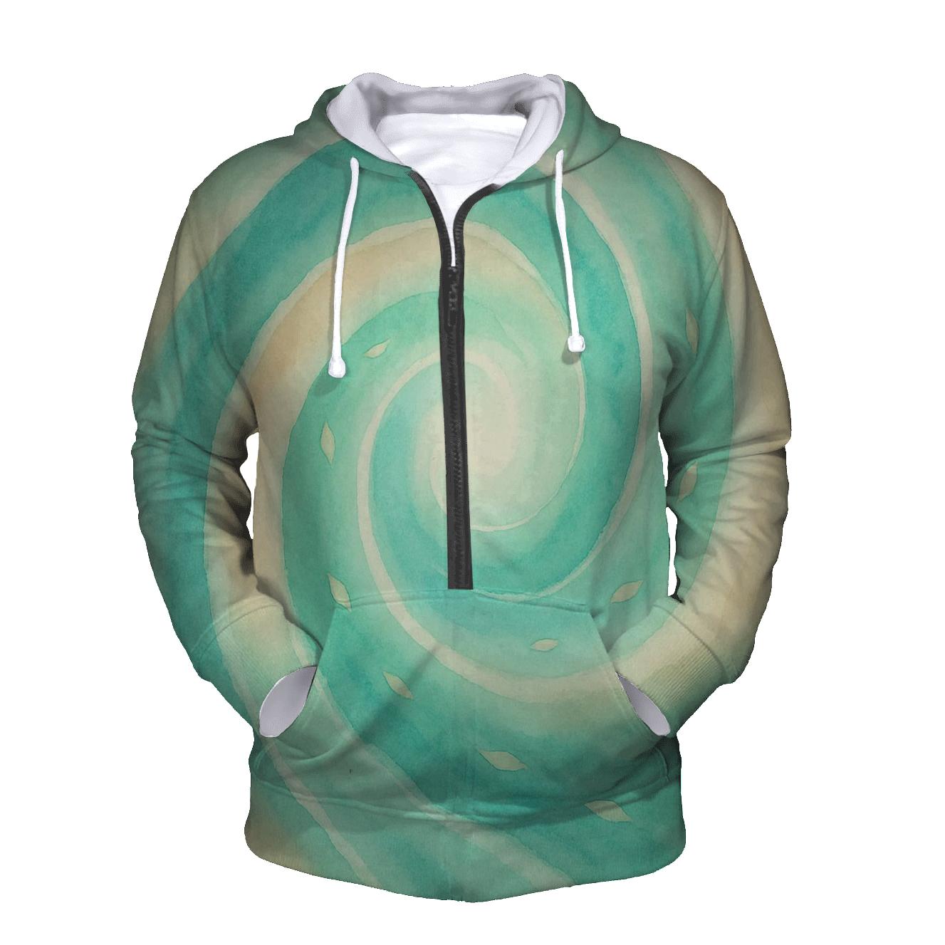 River Spiral Renewal printed hoodies