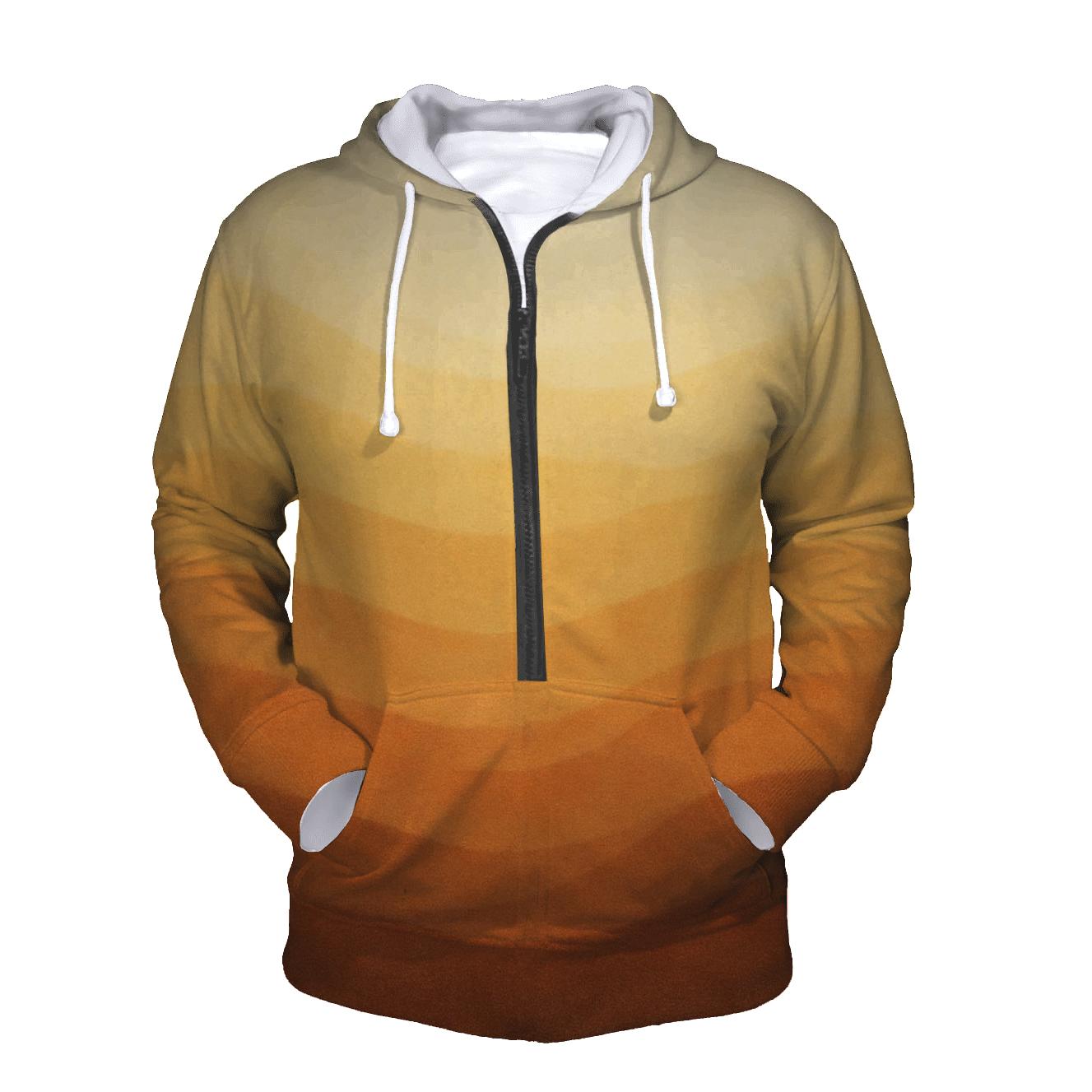 Sandstone Sunrise Flow graphic hoodies