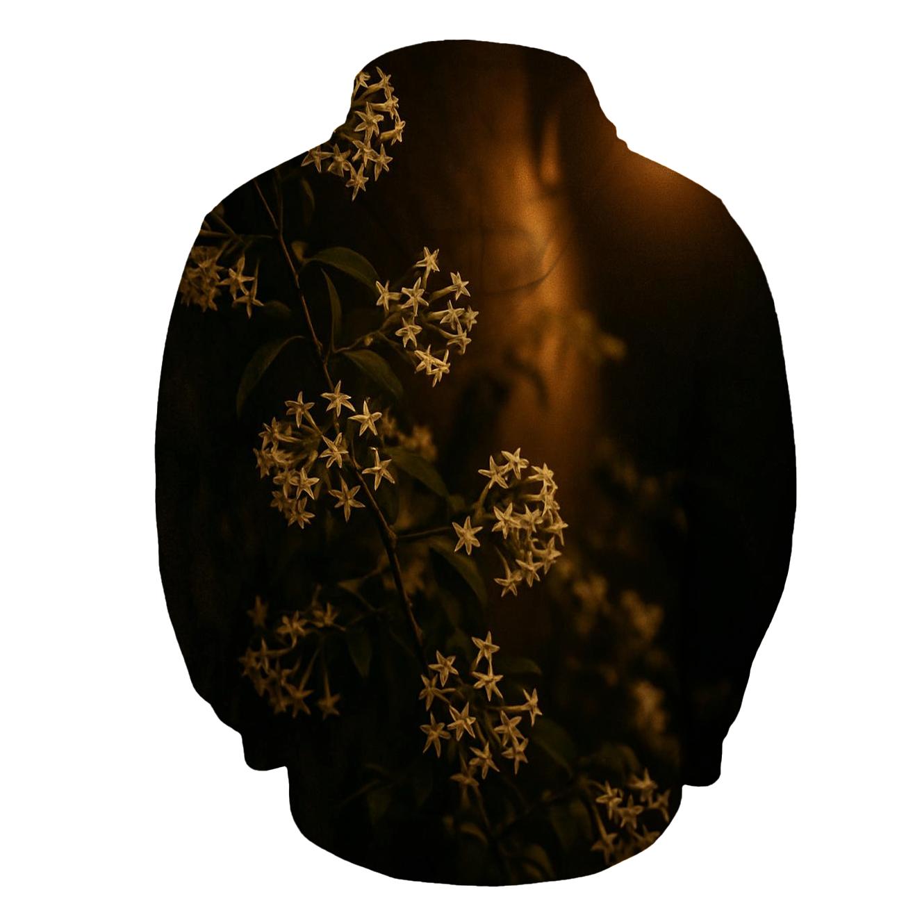 Night Blooming Jasmine Under Streetlamp lightweight hoodies