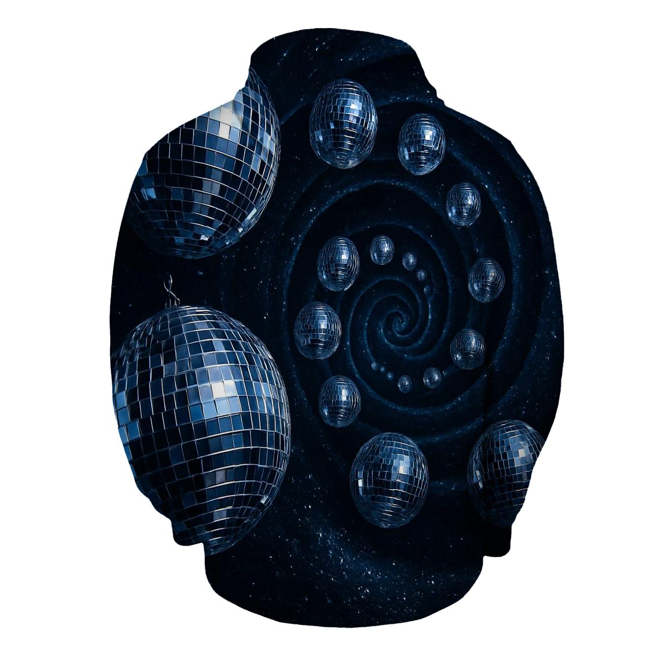 Midnight Disco Orb Spiral hoodie trends