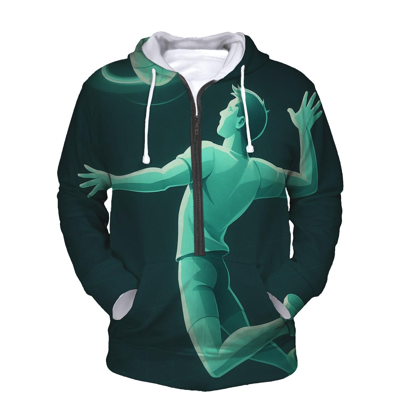 Mint Volleyball Zero Gravity Spike hoodie trends