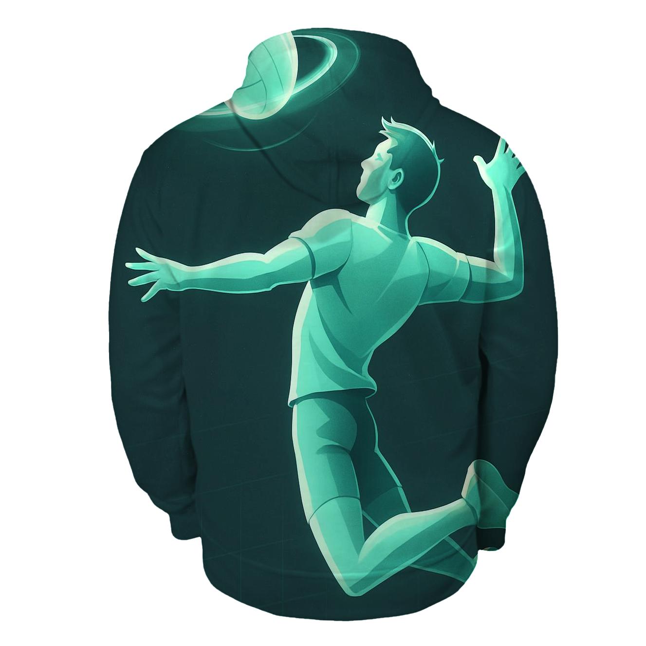 Mint Volleyball Zero Gravity Spike hoodie trends