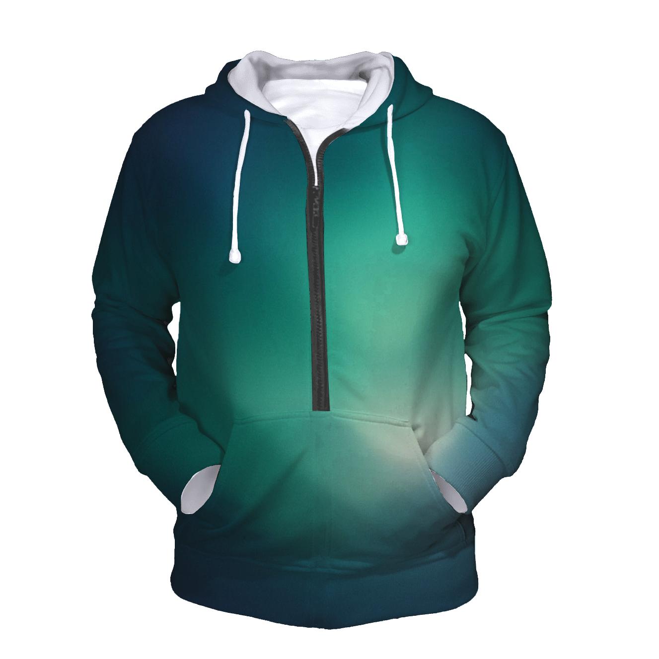 Chromatic Mist Aurora graphic hoodies