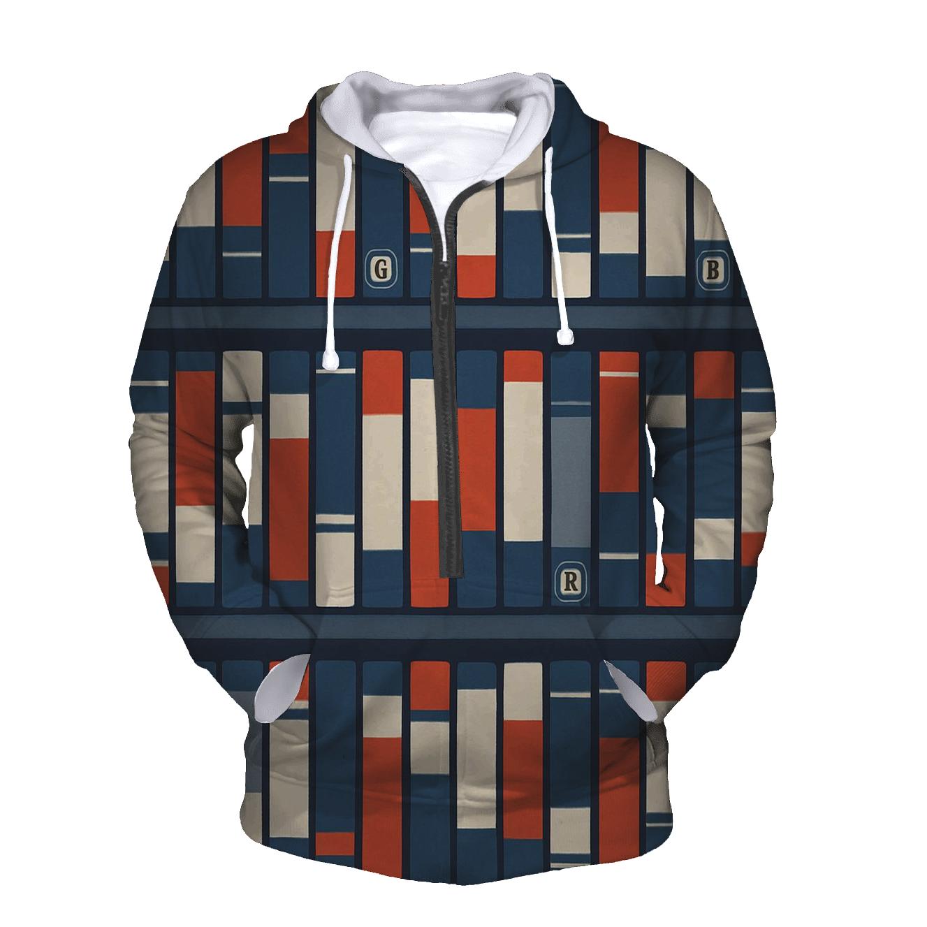 Video Rental Shelf Stripes premium hoodies