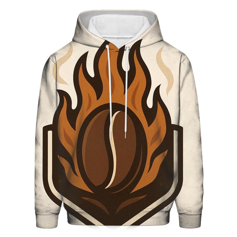 Roaster Flame Crest graphic hoodies