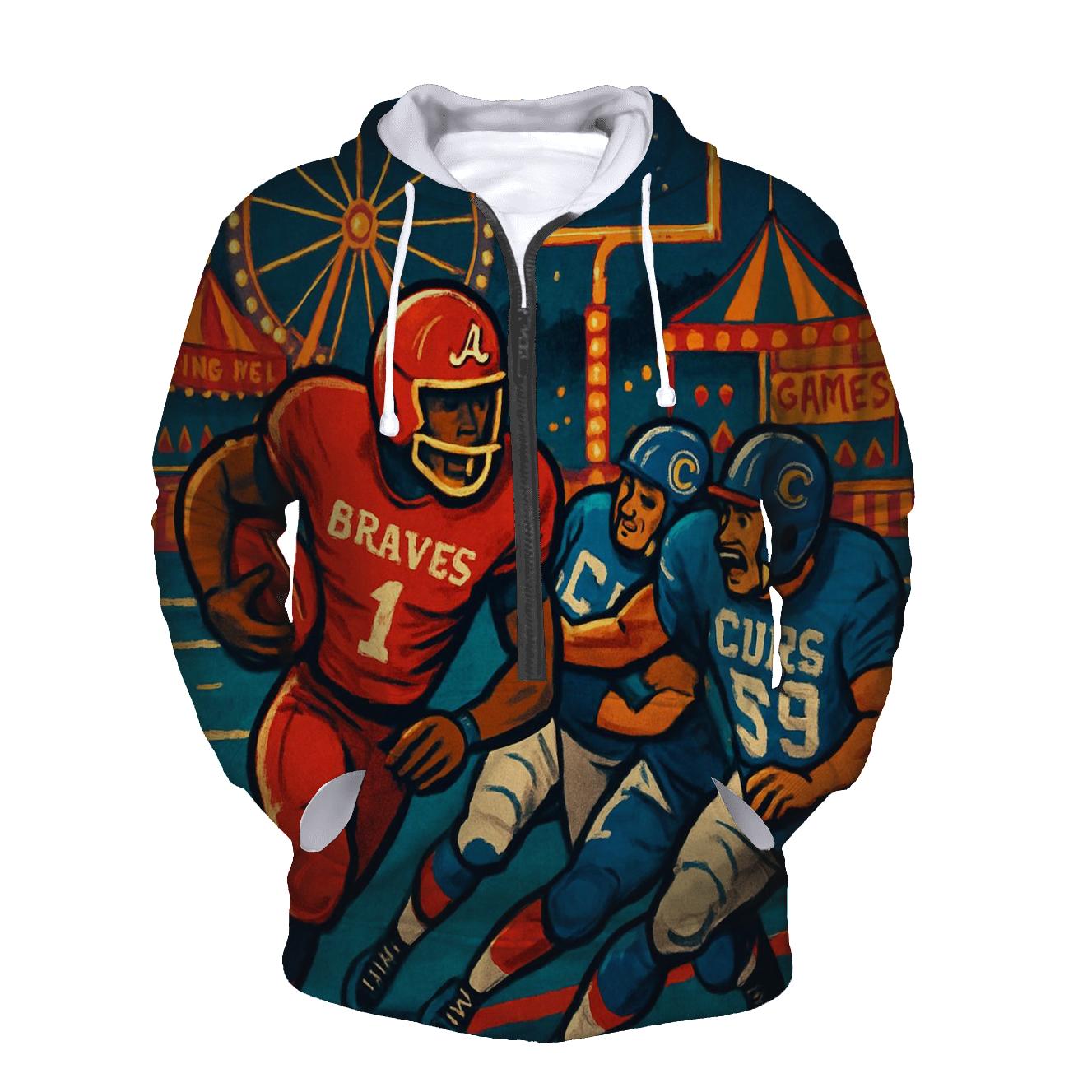 Carnival Midway Trick Play Tackle heavyweight hoodies