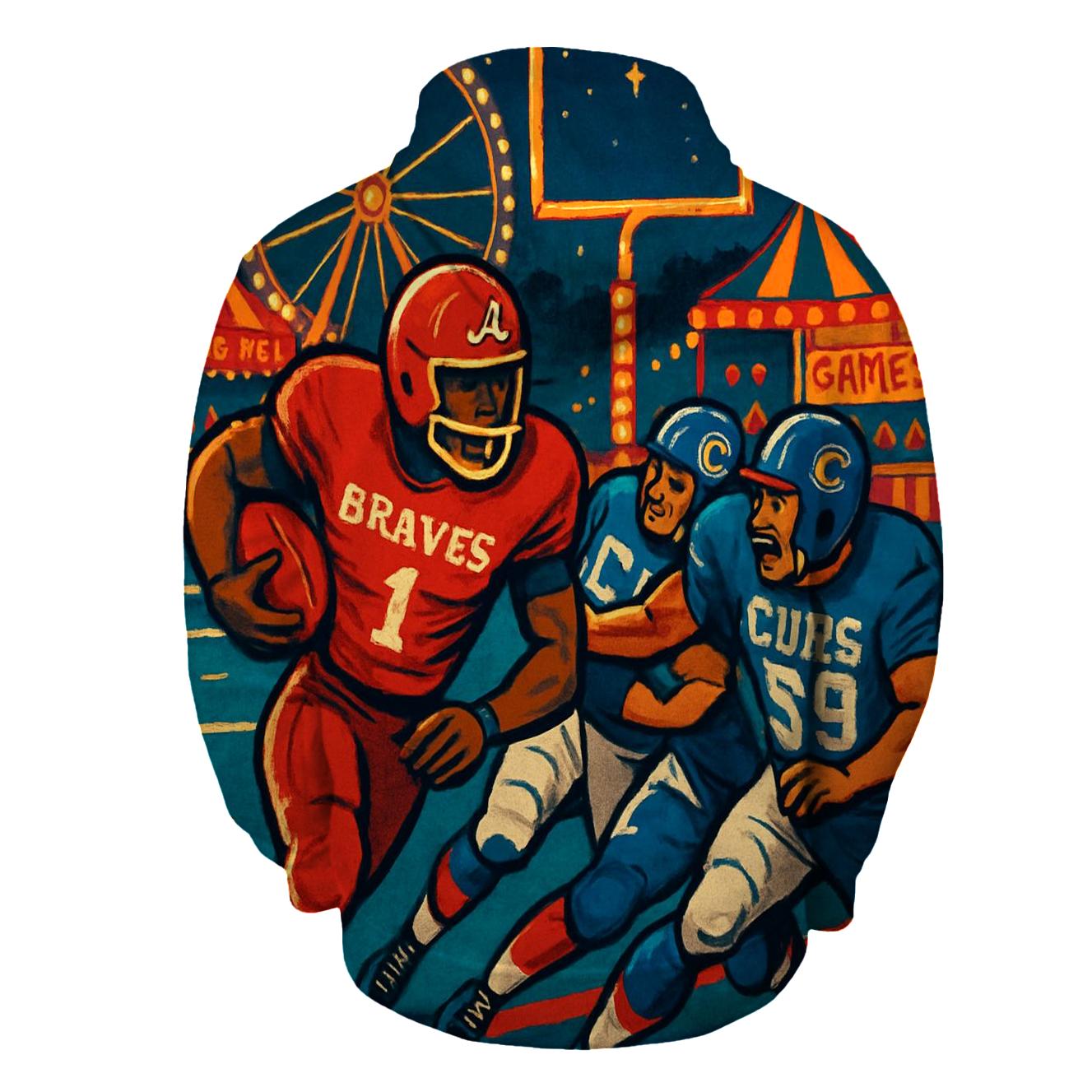 Carnival Midway Trick Play Tackle heavyweight hoodies