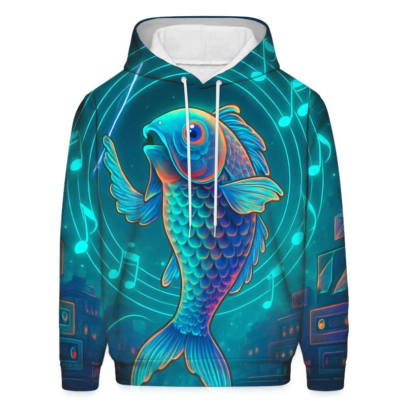 Neon Koi Orchestra zip-up hoodies