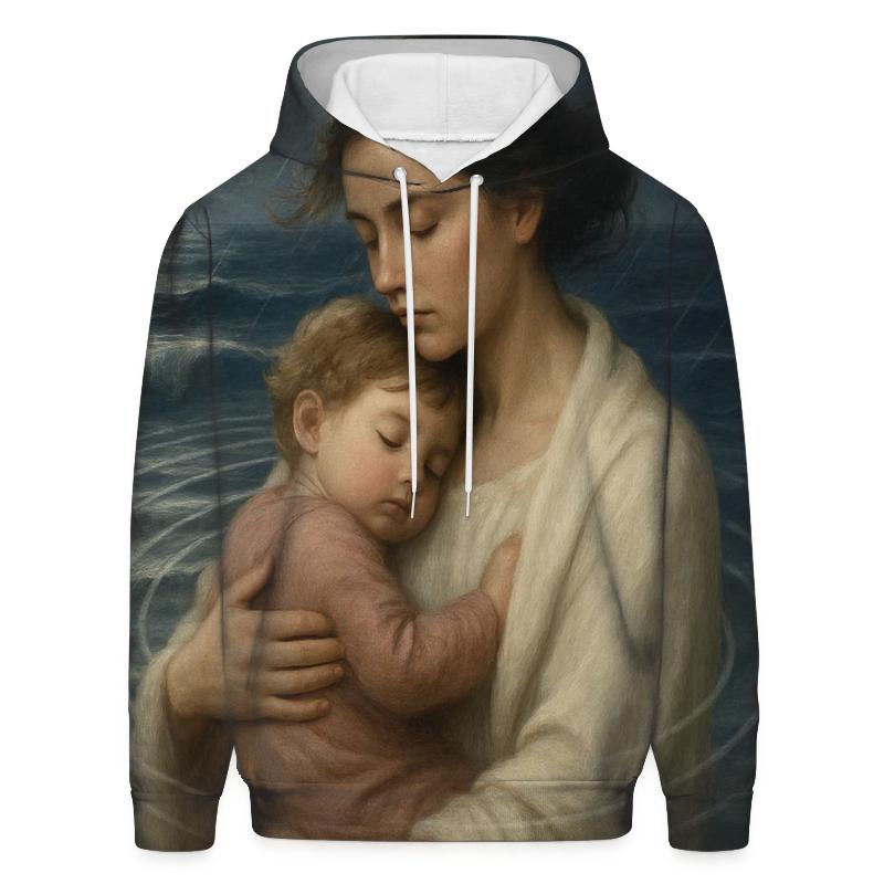 The Heartbeat Anchor A Mother’s Calm In Every Storm printed hoodies
