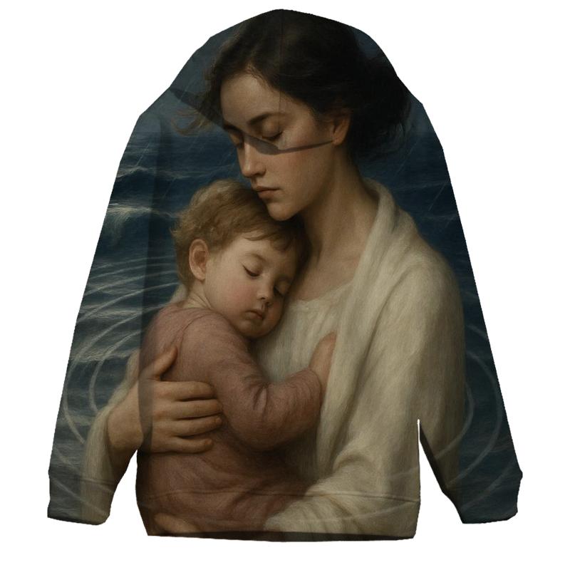 The Heartbeat Anchor A Mother’s Calm In Every Storm printed hoodies