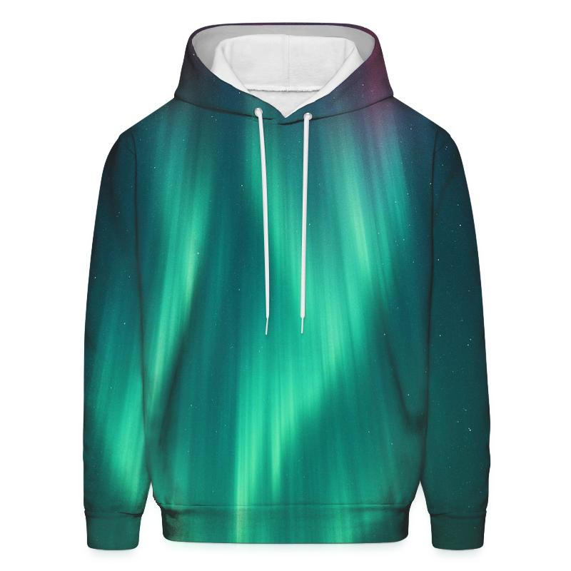 Aurora Curtain Over Polar Night designer hoodies