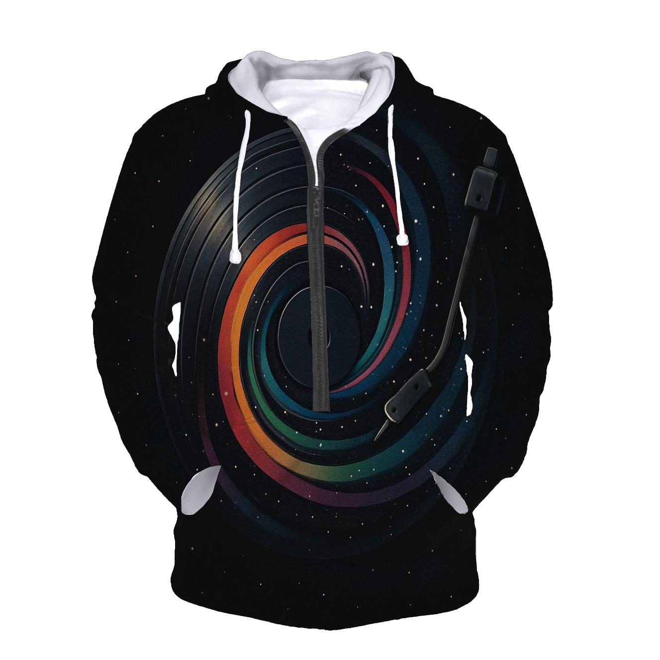 Retro Futurist Vinyl Cosmos hoodie styles