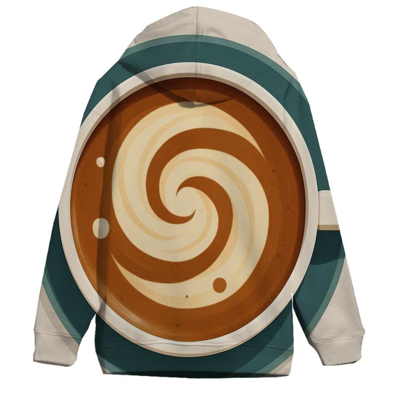 Latte Art Orbit designer hoodies