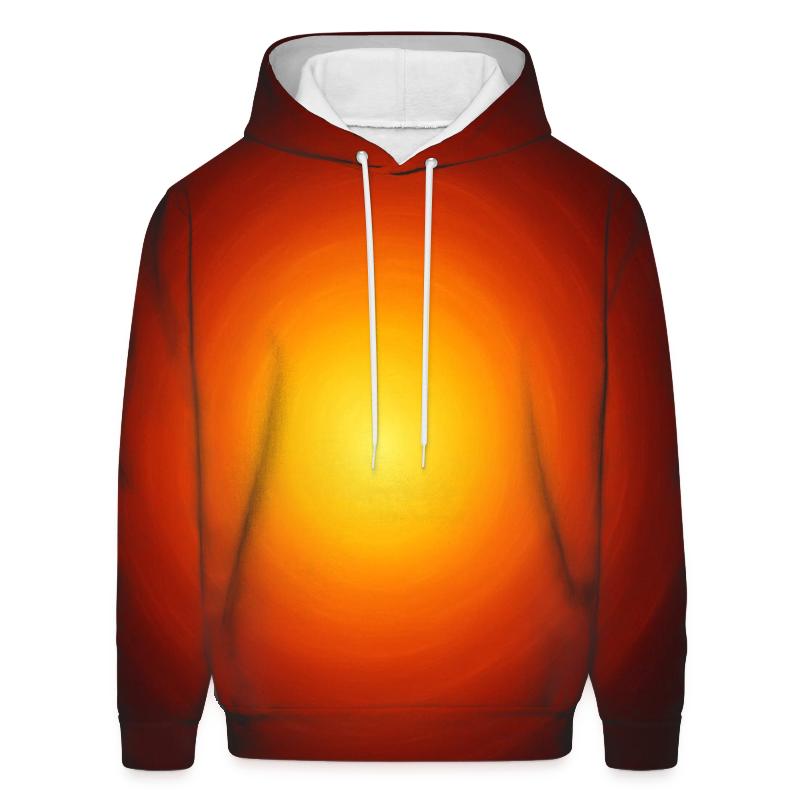 Molten Amber Bloom designer hoodies