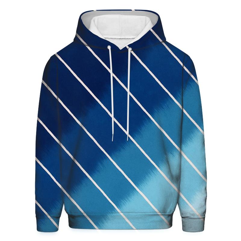 Arashi Comet Tail Diagonals embroidered hoodies