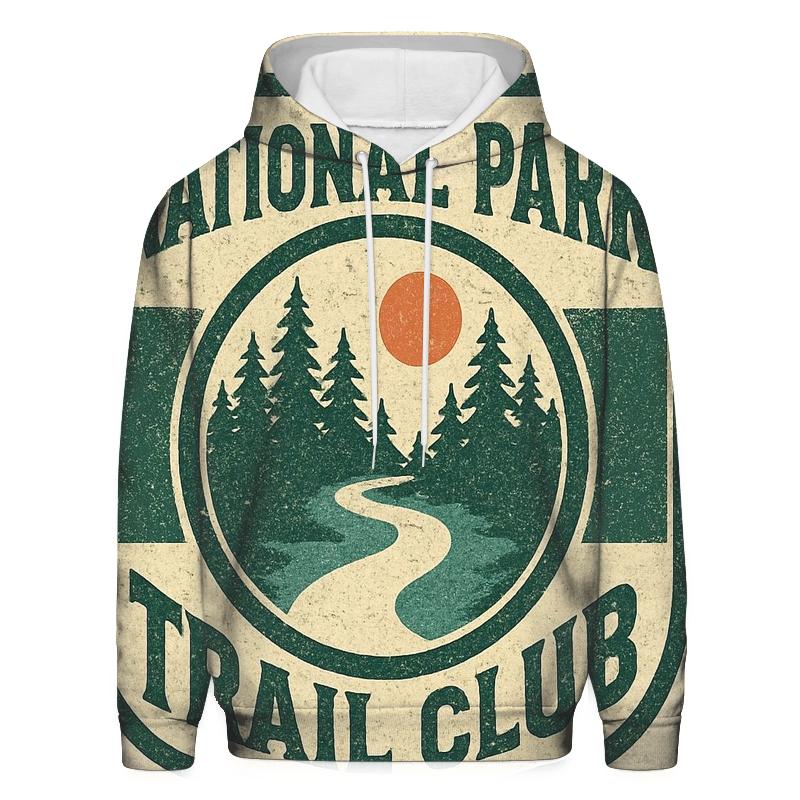 Worn 1970s National Park Trail Badge designer hoodies