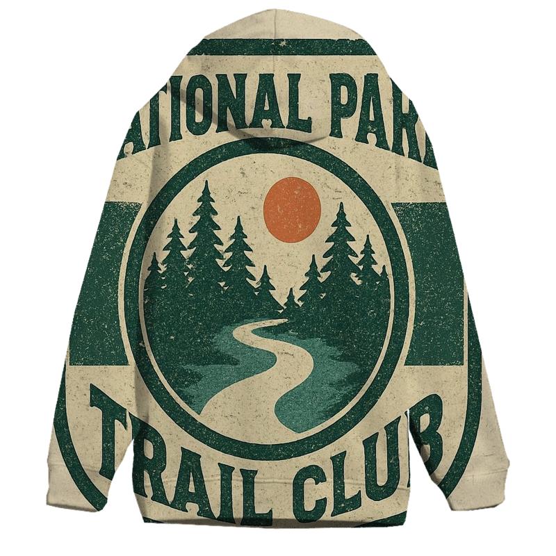 Worn 1970s National Park Trail Badge designer hoodies