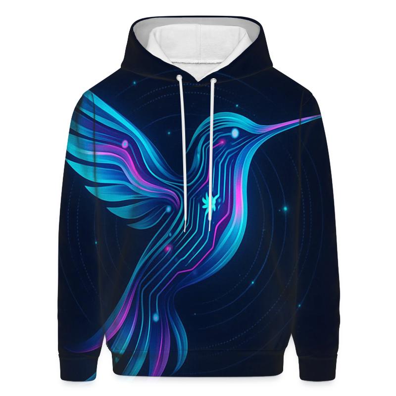 Aurora Circuit Hummingbird heavyweight hoodies