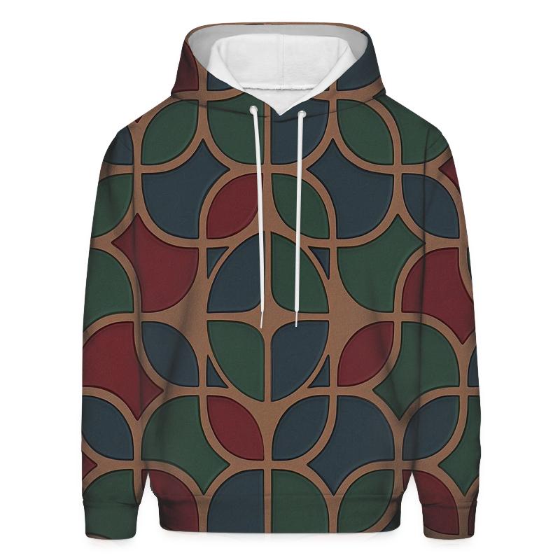 Bean Mosaic Tile lightweight hoodies