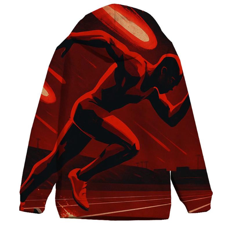 Crimson Sprint Meteor Lane graphic hoodies