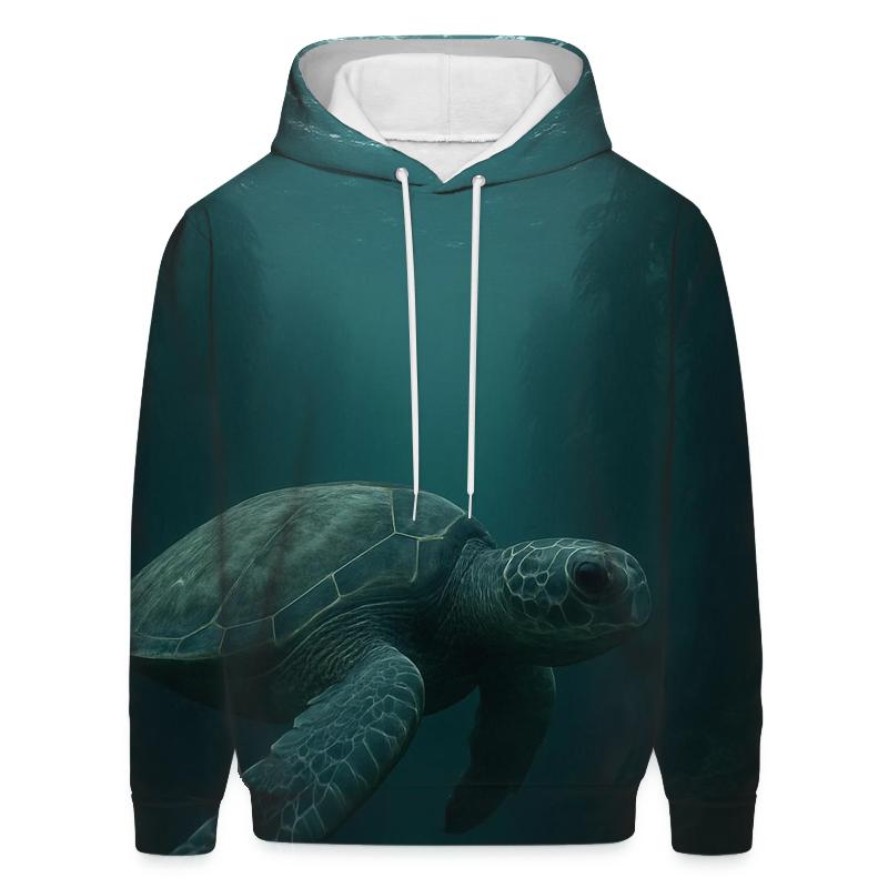 Kelp Corridor Green Sea Turtle hoodie designs