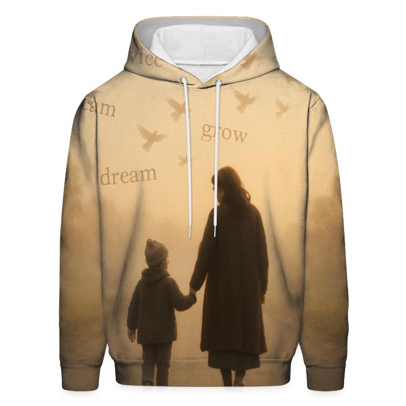 Letters In The Air A Mother’s Unspoken Guidance lightweight hoodies