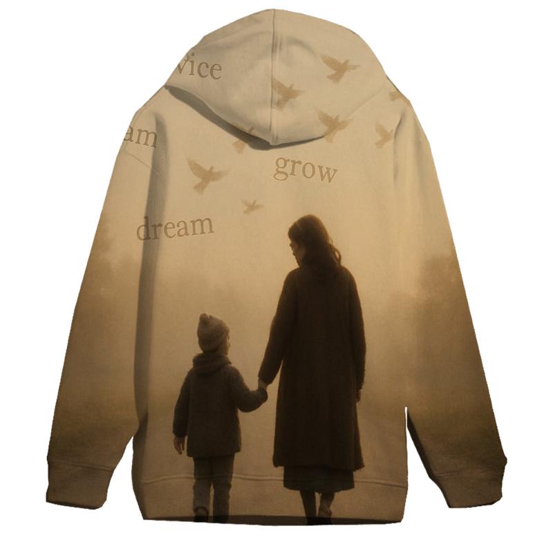 Letters In The Air A Mother’s Unspoken Guidance lightweight hoodies