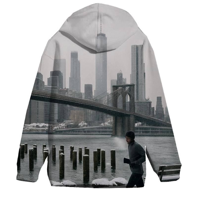 Winter Silence From Brooklyn Bridge Park Pier hoodie designs