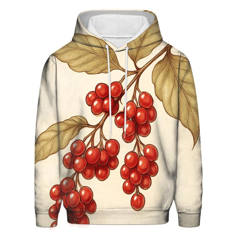 Coffee Cherry Lanterns heavyweight hoodies
