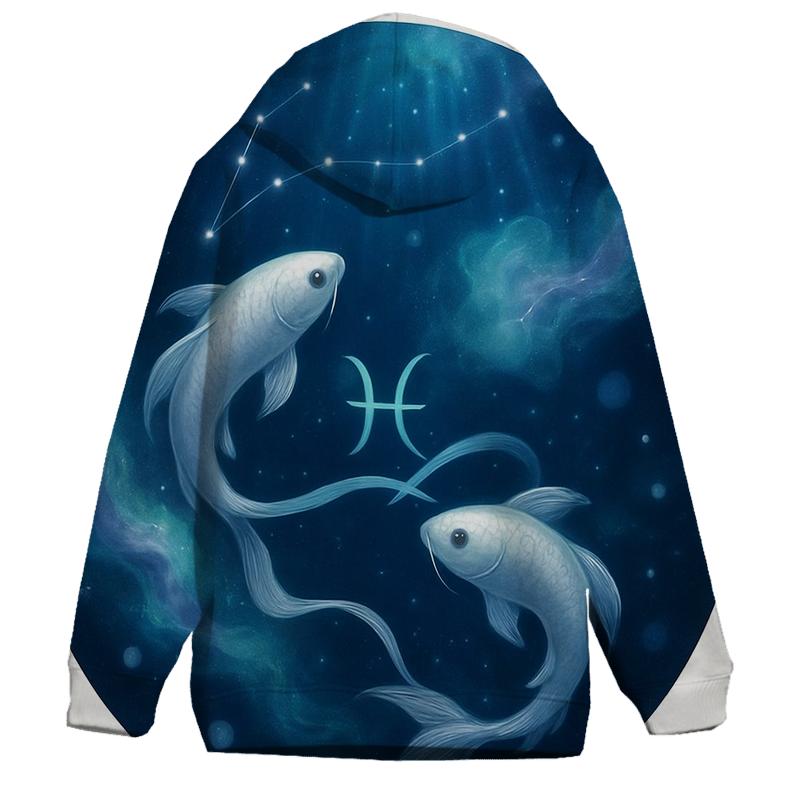 Pisces Twin Fish Dream Current heavyweight hoodies