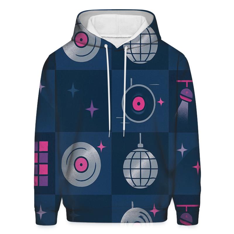 Disco Hour Star Grid premium hoodies