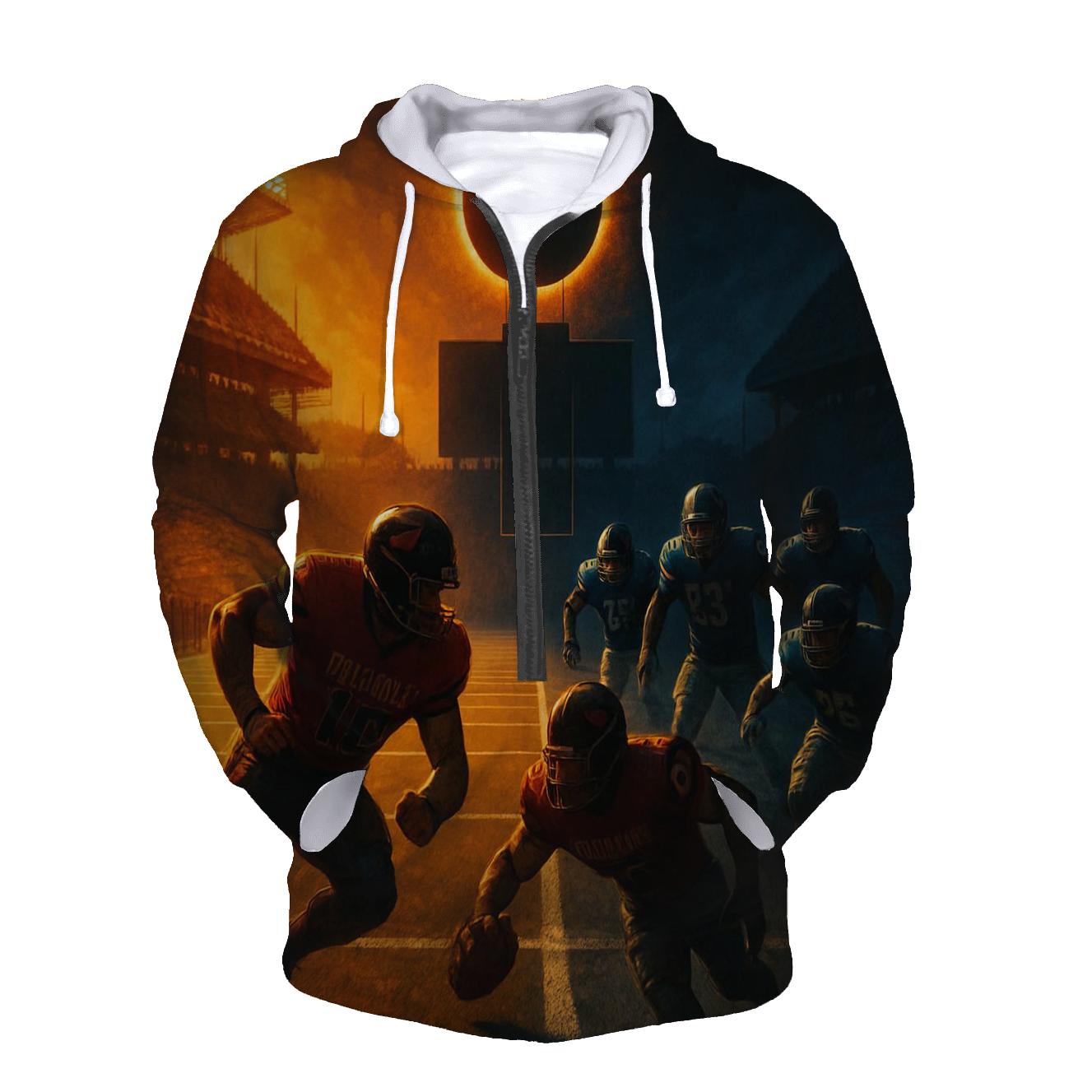 Split Field Eclipse Drive custom hoodies