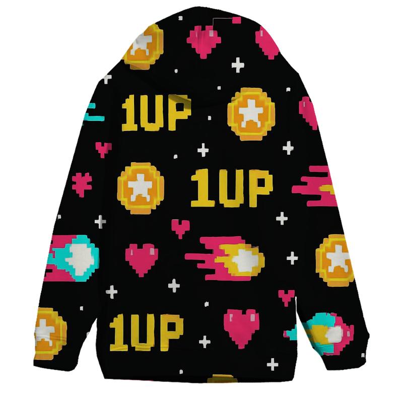Pixel Comet Arcade Sprites designer hoodies