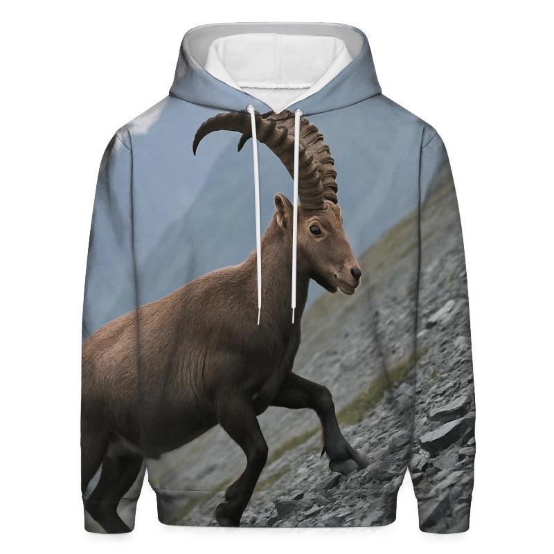 Scree Step Alpine Ibex premium hoodies