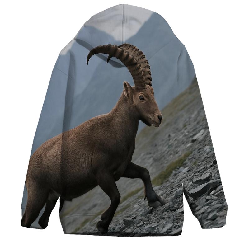 Scree Step Alpine Ibex premium hoodies