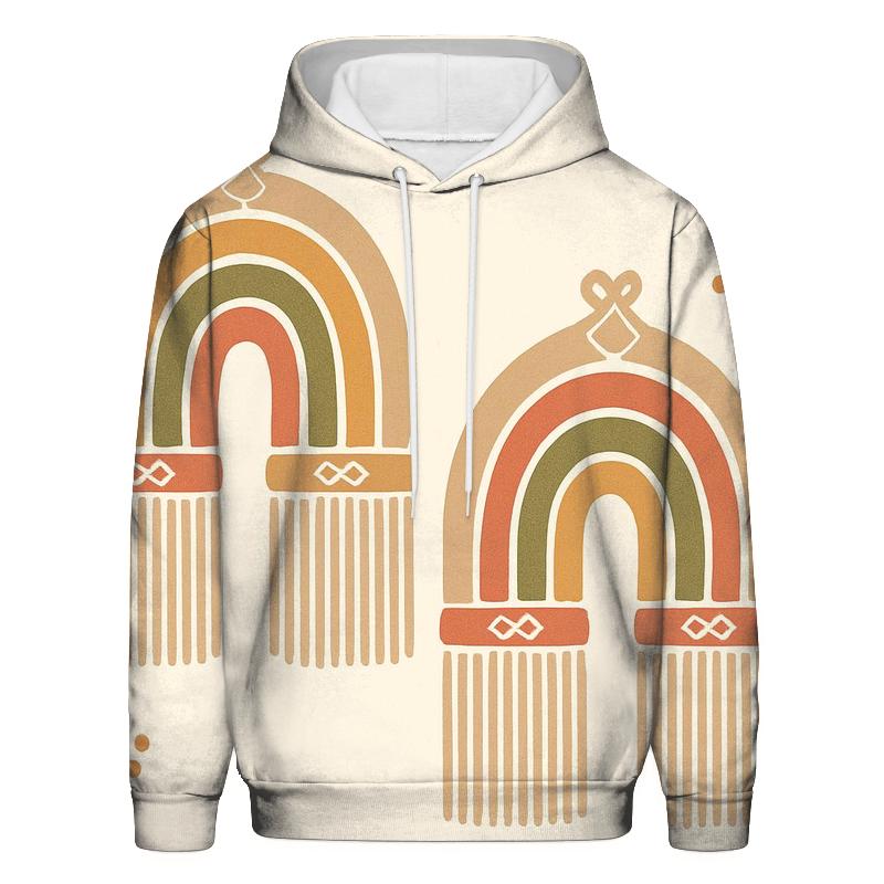 Macrame Rainbow Arches hoodies fashion