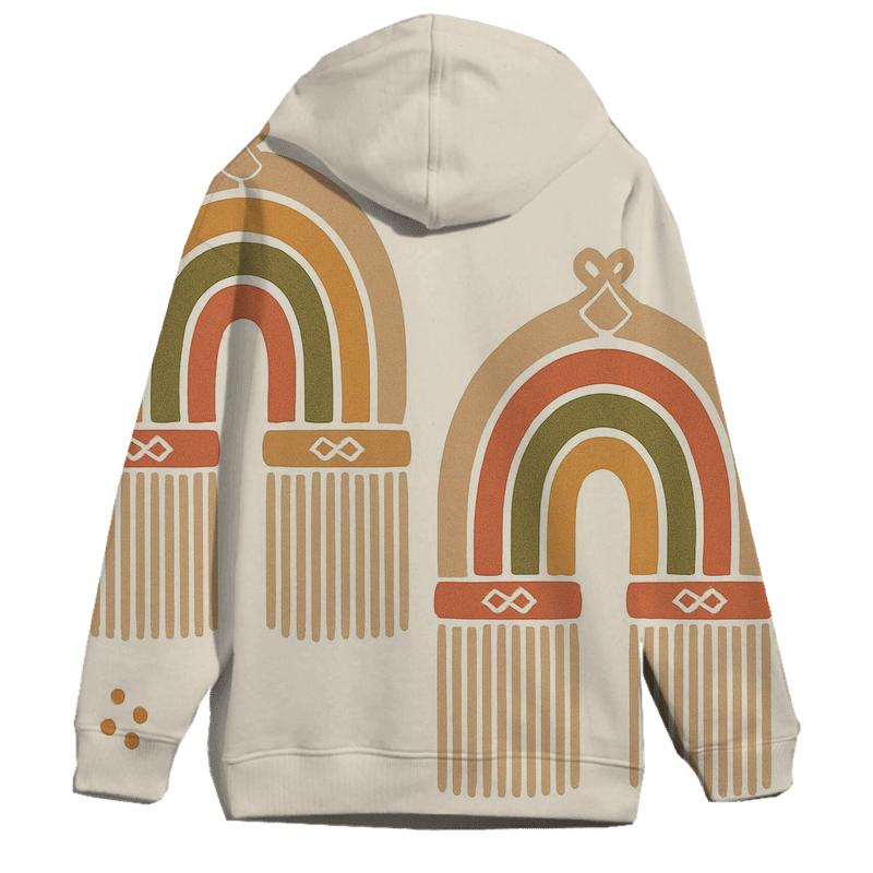 Macrame Rainbow Arches hoodies fashion