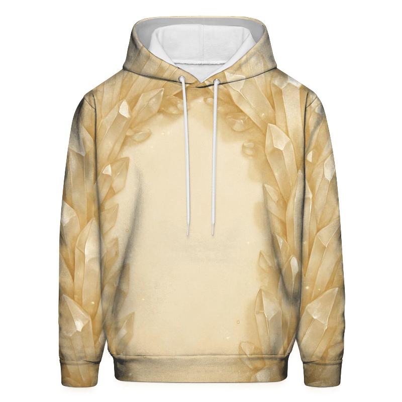 Champagne Crystal Archway zip-up hoodies
