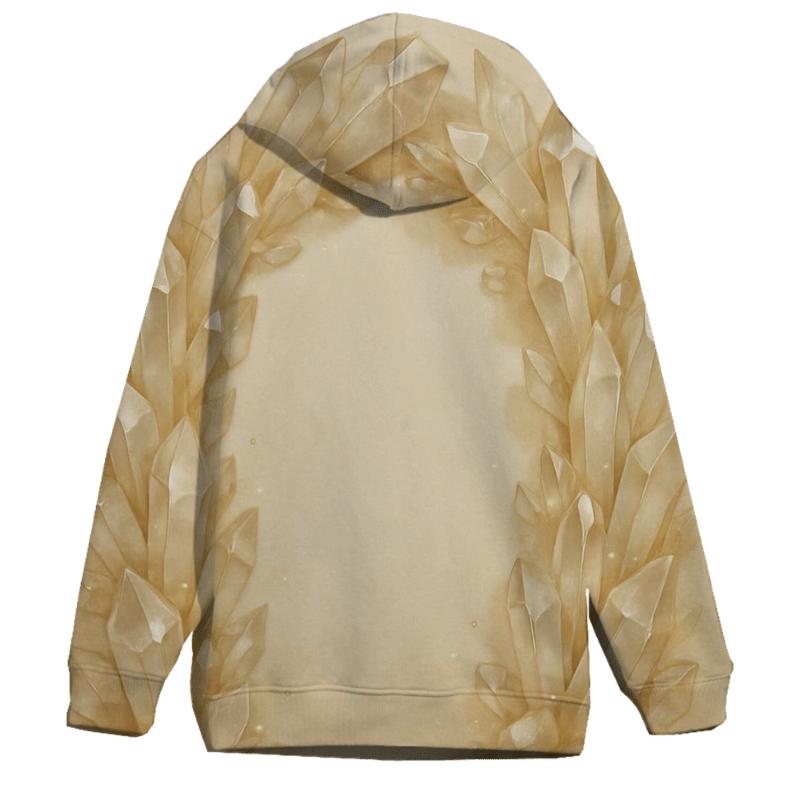 Champagne Crystal Archway zip-up hoodies