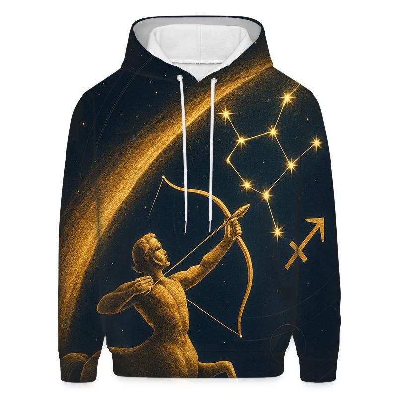 Sagittarius Archer Galactic Trajectory hoodies fashion