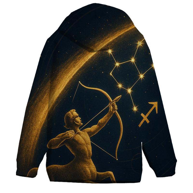 Sagittarius Archer Galactic Trajectory hoodies fashion